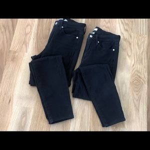 Good American Black Jeans - TWO PAIRS